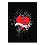 Corazón sucio del rock-and-roll (rojo) anuncios  