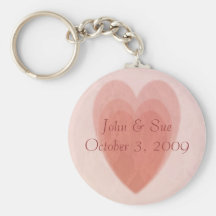 Corazón triple llaveros personalizados