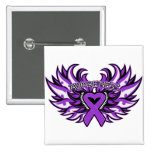 Corazón Wings.png de la conciencia de la epilepsia Pin