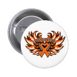 Corazón Wings.png de la conciencia de la leucemia Pin