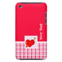 Corazón y flecha lindos del Cupid iPod Touch Cárcasas