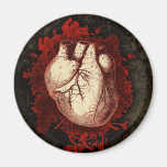 Corazón y salpicón iman de nevera