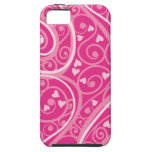 Corazones abstractos iPhone 5 Case-Mate cárcasas