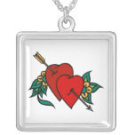 Corazones adaptables del vintage 2 con el tatuaje  joyerias personalizadas