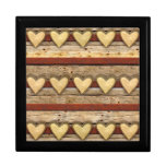 Corazones americana rústicos cajas de regalo