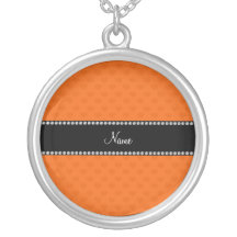 Corazones anaranjados conocidos personalizados joyerias personalizadas