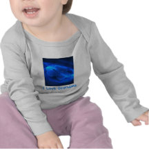 Corazones azules camiseta