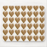 Corazones - chocolate con leche y chocolate blanco alfombrillas de ratones