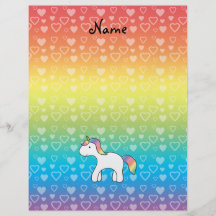 Corazones conocidos personalizados del arco iris d tarjetón
