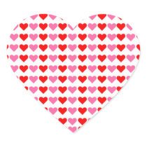Corazones, corazones, corazones pegatinas