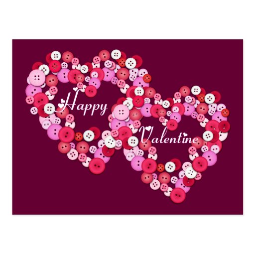 Corazones de Buttonised Postal