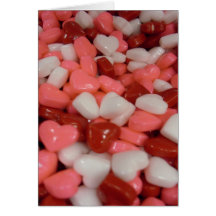 Corazones de la tarjeta del día de San Valentín de