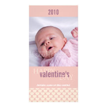 Corazones de la tarjeta del día de San Valentín::  Tarjeta Fotografica Personalizada