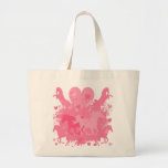 Corazones de los caballos y salpicadura rosados de bolsa