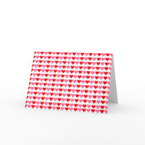 Corazones de los corazones de los corazones tarjetas