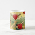 Corazones de los Cupids del el día de San Valentín Taza De Café