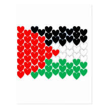 Corazones de Palestina Postales