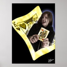 Corazones de rey OF Impresiones