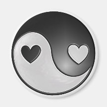 corazones de yang del yin iman