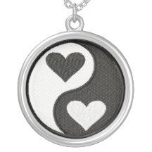 Corazones de Yin Yang Joyería