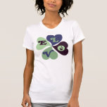 Corazones del amor camisetas