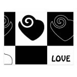 Corazones del AMOR Postales