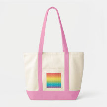 Corazones del arco iris bolsas