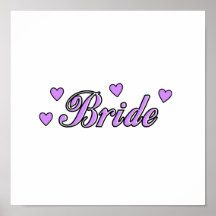 Corazones del boda de la novia poster
