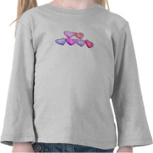 Corazones del caramelo camiseta