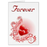 Corazones del Ornamental del amor Felicitaciones