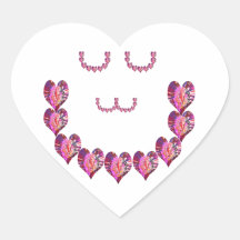 Corazones del pétalo de RedRose Etiquetas