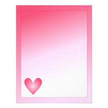 Corazones del rosa y blancos y puntos lindos anuncio personalizado