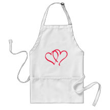 corazones delantal