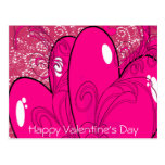 Corazones dobles - tarjetas postales
