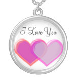 Corazones duales pendiente