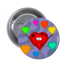 Corazones enrrollados pin