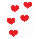 corazones flotantes postales