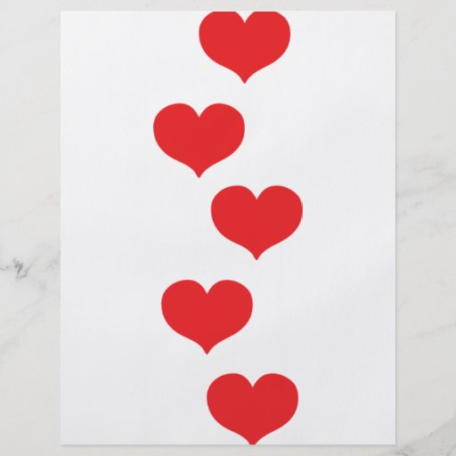 corazones flotantes tarjetas informativas