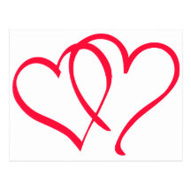 corazones postal