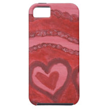 Corazones rojos de baile iPhone 5 Case-Mate protector