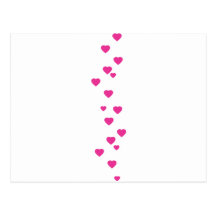 corazones rojos postales