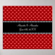 Corazones rojos que casan favores poster