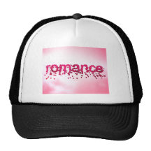 Corazones románticos gorras