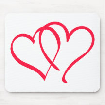 corazones tapetes de raton