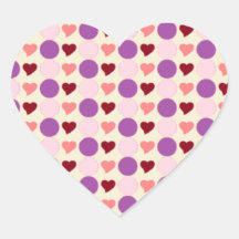 CORAZONES Y PEGATINA DEL LUNAR