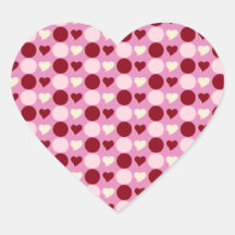 CORAZONES Y PEGATINA DEL LUNAR