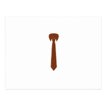 Corbata elegante tarjeta postal