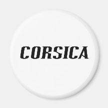 Córcega/Corse Imán De Frigorífico