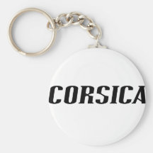 Córcega/Corse Llavero Personalizado
