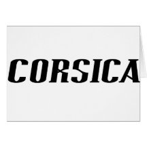 Córcega/Corse Tarjeton